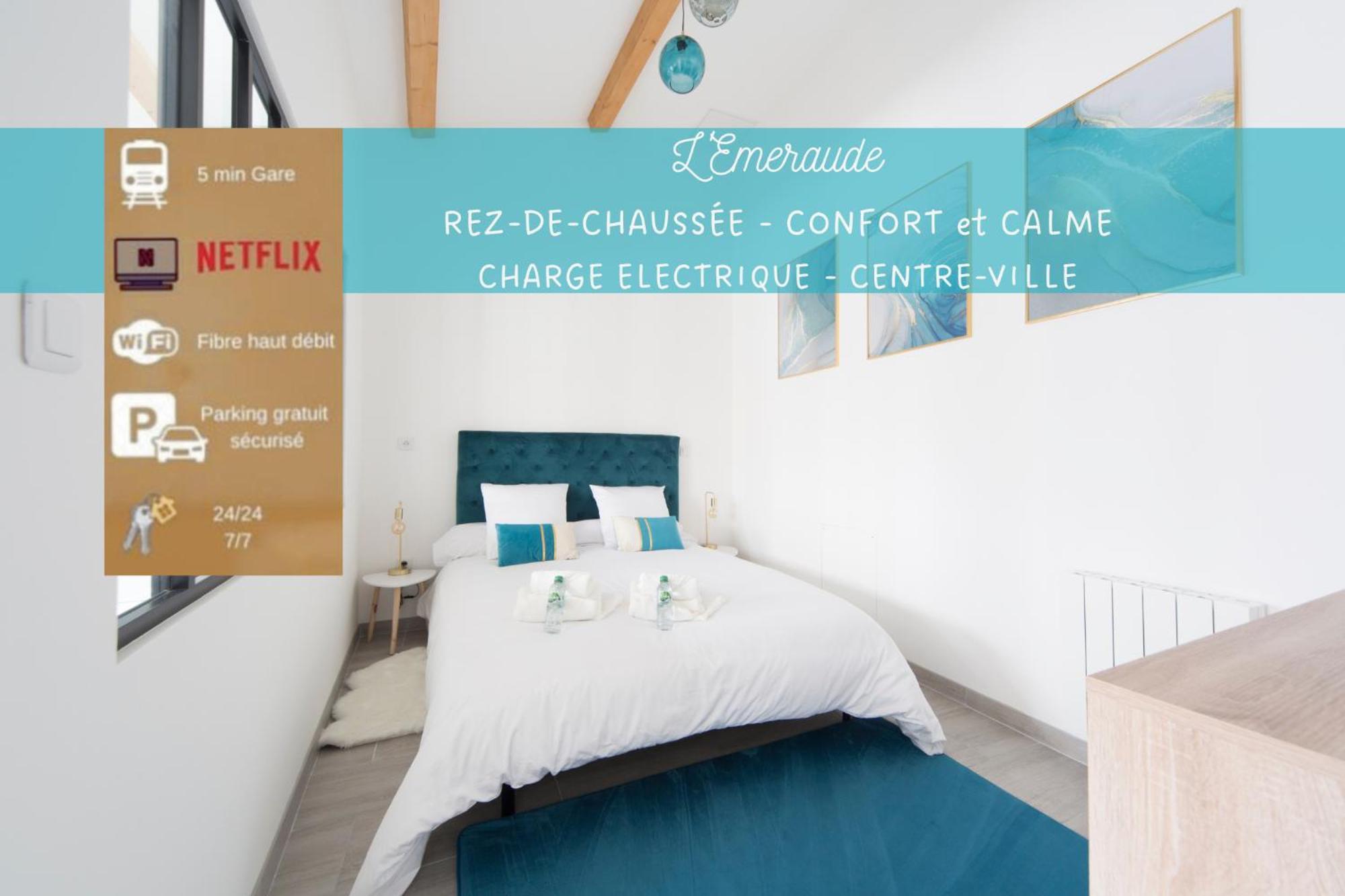 L'Emeraude Rez-De-Chaussee - Parking Prive -Zapart'Hotels Malesherbes 外观 照片